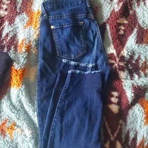 Cropped skinny jeans